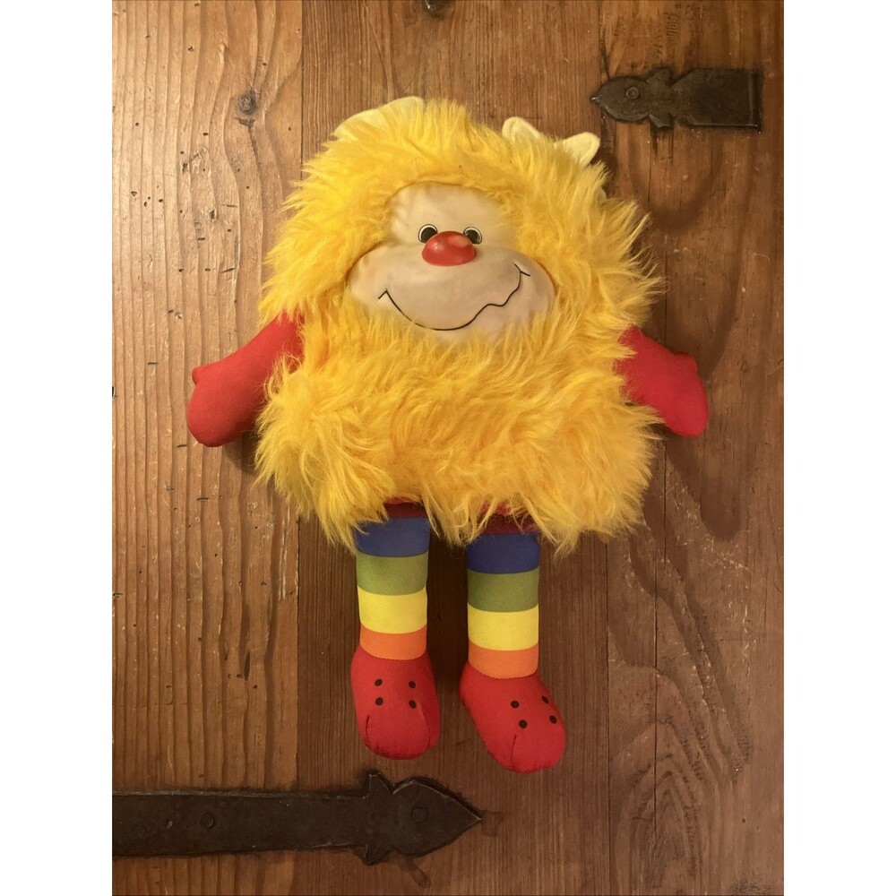 Rainbow Brite 12” Vintage Sprite Orange Plush 1983 Mattel Hallmark Retro